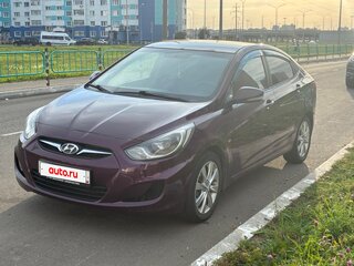 2011 Hyundai Solaris I, фиолетовый, 660000 рублей, вид 3