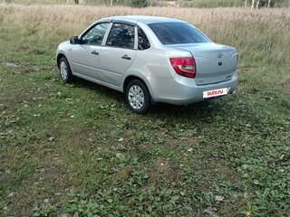 2014 Lada (ВАЗ) Granta I, серебристый, 299000 рублей, вид 4