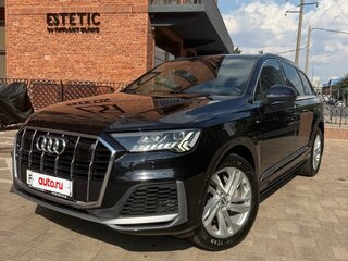 2020 Audi Q7 45 TDI II (4M) Рестайлинг, чёрный, 8190000 рублей, вид 4