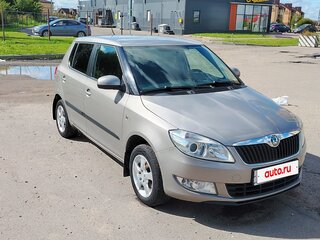 2012 Skoda Fabia II Рестайлинг, бежевый, 635000 рублей, вид 3