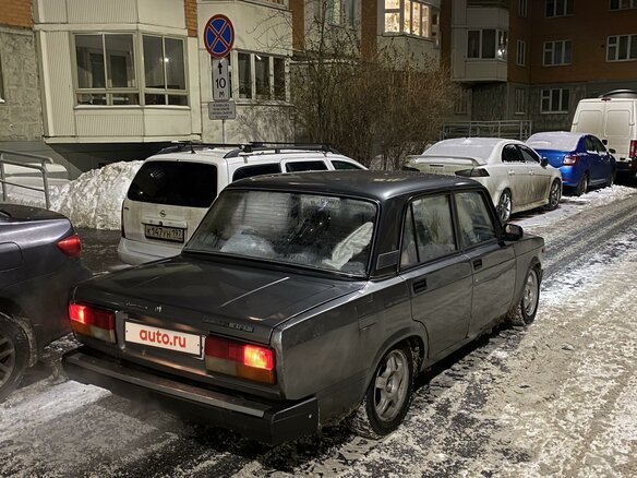 2010 Lada (ВАЗ) 2107, серый - вид 3