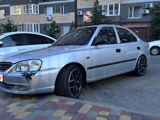 2004 Hyundai Accent ТагАЗ II, серый, 600000 рублей, вид 3