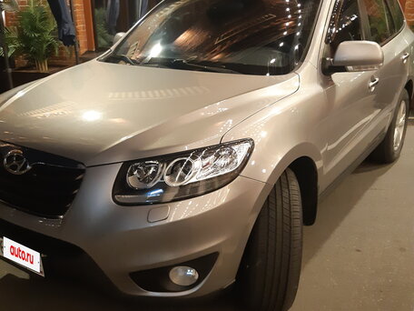 2011 Hyundai Santa Fe II Рестайлинг, серый, 1350000 рублей, вид 2