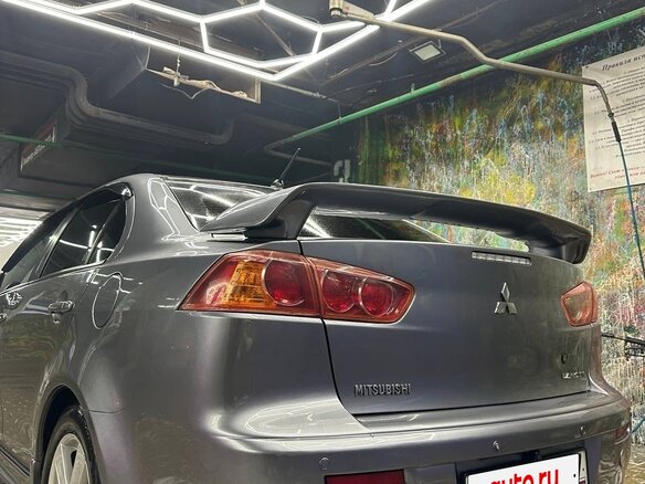 2008 Mitsubishi Lancer X, серый, 1600000 рублей - вид 6