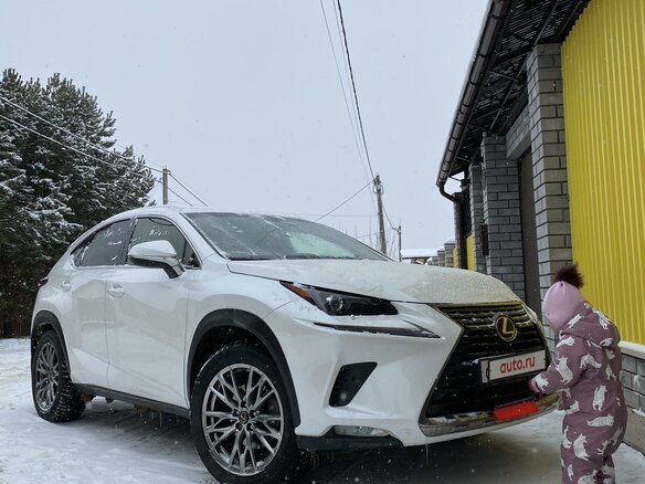 2017 Lexus NX 300 I Рестайлинг, белый - вид 4