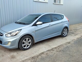 2012 Hyundai Solaris I, голубой, 730000 рублей, вид 3