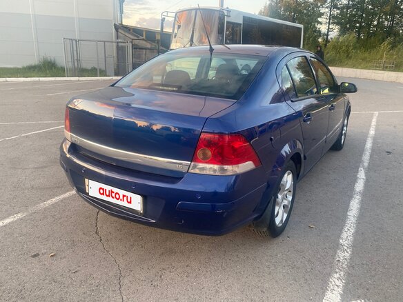 2008 Opel Astra H Рестайлинг, синий, 370000 рублей - вид 6
