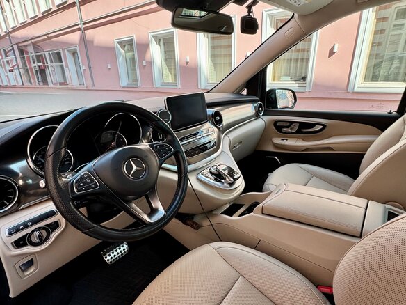 2019 Mercedes-Benz V-Класс 250 d длинный III (W447) Рестайлинг, чёрный - вид 9