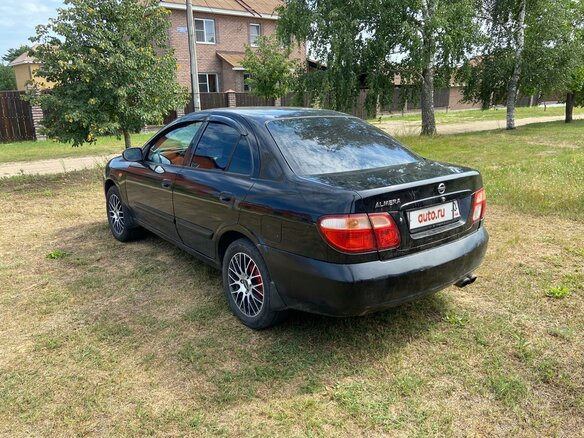 2005 Nissan Almera II (N16) Рестайлинг, чёрный, 360000 рублей - вид 9