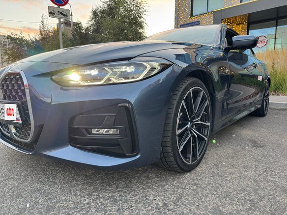 2020 BMW 4 серии 420d xDrive G22, G23, G26, синий - вид 1