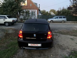 2008 BMW 1 серии 118i I (E81/E82/E87/E88) Рестайлинг, чёрный, 1200000 рублей, вид 4