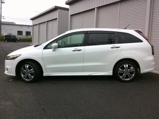 2014 Honda Stream II Рестайлинг, белый, 914000 рублей, вид 4