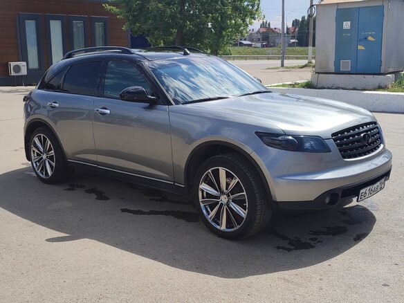 2003 Infiniti FX35 I (S50), серый, 1500000 рублей - вид 5
