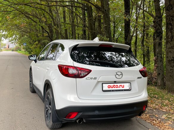 2015 Mazda CX-5 I Рестайлинг, белый, 1700000 рублей - вид 9
