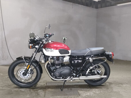 2021 Triumph Bonneville T100, белый, 980000 рублей, вид 2