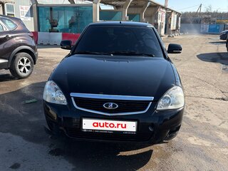 2014 Lada (ВАЗ) Priora I Рестайлинг, чёрный, 350000 рублей, вид 2