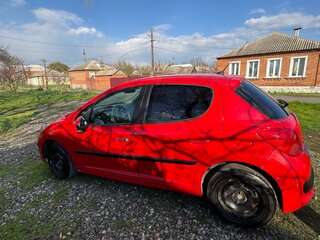 2009 Peugeot 207 I, красный, 460000 рублей, вид 4