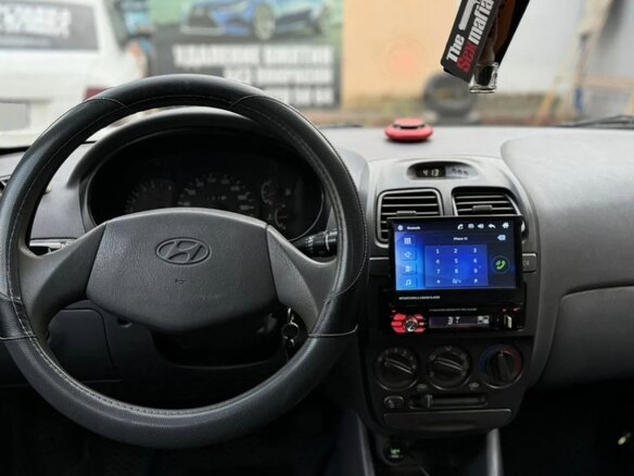 2007 Hyundai Accent ТагАЗ II, синий, 360000 рублей - вид 6