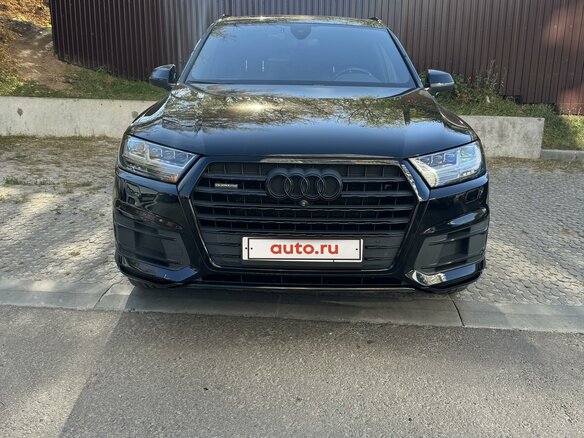 2019 Audi Q7 II (4M), чёрный, 5200000 рублей - вид 2
