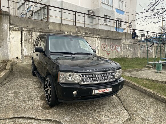 2006 Land Rover Range Rover III Рестайлинг, чёрный - вид 2