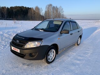 2012 Lada (ВАЗ) Granta I, серебристый, 650000 рублей, вид 1