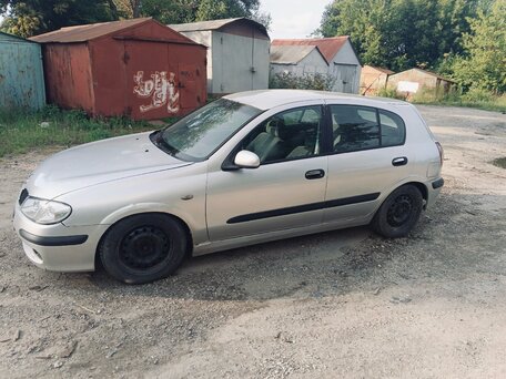 2001 Nissan Almera II (N16), серебристый, 135000 рублей, вид 3