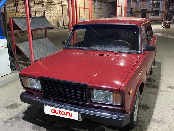 2004 Lada (ВАЗ) 2107, пурпурный, 100000 рублей - вид 2