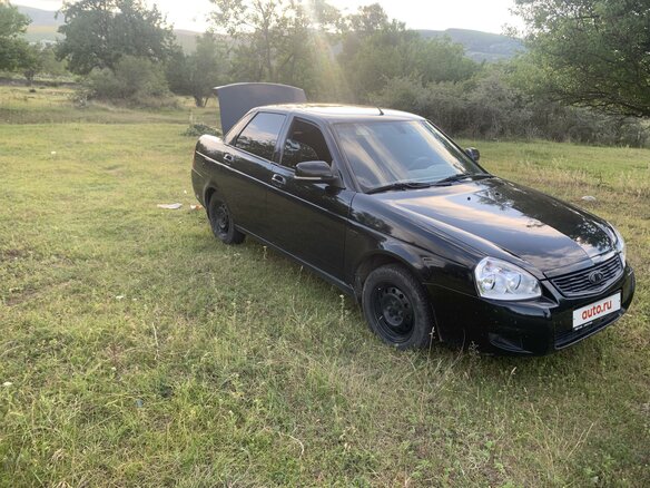 2014 Lada (ВАЗ) Priora I Рестайлинг, чёрный, 675000 рублей - вид 3