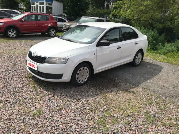 2017 Skoda Rapid I, белый, 740000 рублей