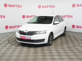 2018 Skoda Rapid I Рестайлинг, белый, 909000 рублей, вид 1