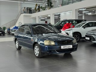 2006 Hyundai Accent ТагАЗ II, синий, 199000 рублей, вид 1