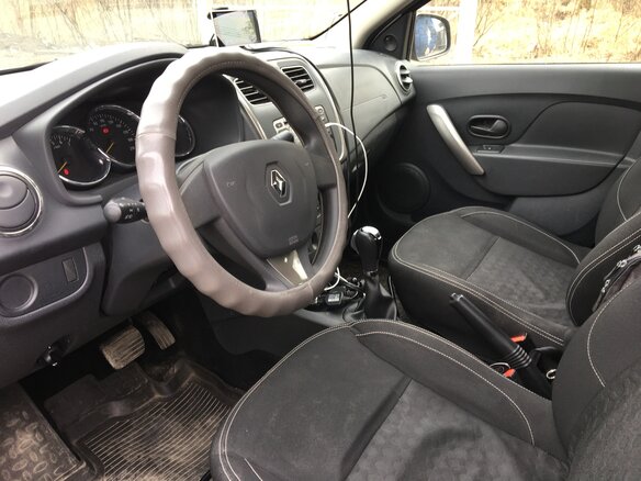 2017 Renault Logan II, бежевый, 690000 рублей - вид 3