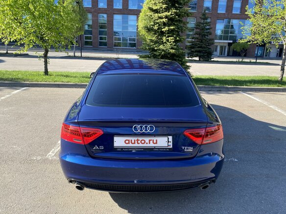 2014 Audi A5 I (8T) Рестайлинг, синий, 2050000 рублей - вид 5
