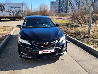 2020 Toyota Camry VIII (XV70), чёрный, 3700000 рублей, вид 3