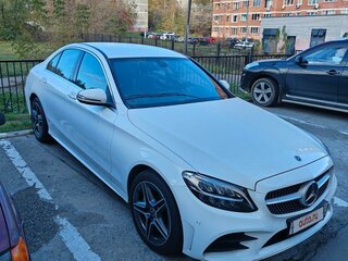 2019 Mercedes-Benz C-Класс 180 IV (W205) Рестайлинг, белый, 3000000 рублей, вид 3