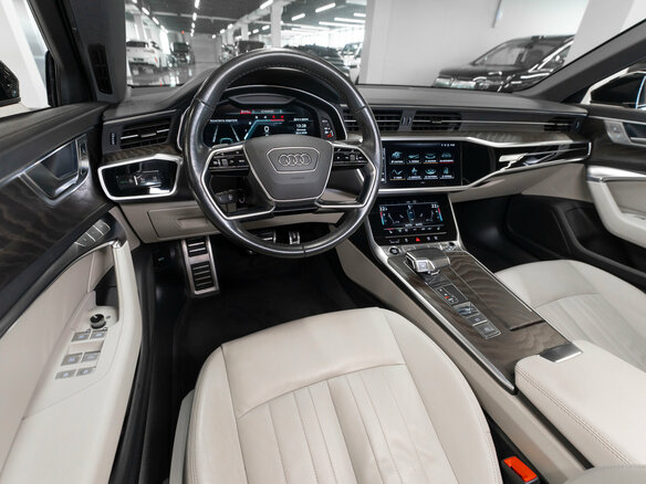 2021 Audi A6 40 TDI V (C8), чёрный - вид 6
