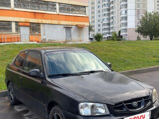 2001 Hyundai Accent II, чёрный, 225000 рублей, вид 2