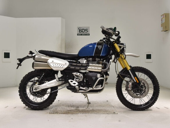 2021 Triumph Scrambler, синий, 1100000 рублей