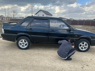2005 Lada (ВАЗ) 2115, чёрный, 160000 рублей, вид 3