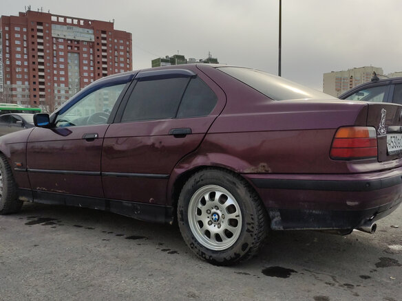 1995 BMW 3 серии 316i III (E36), фиолетовый - вид 5