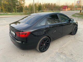 2018 Lada (ВАЗ) Vesta I, чёрный, 530000 рублей, вид 4