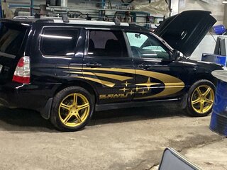 2007 Subaru Forester II Рестайлинг, чёрный, 1250000 рублей, вид 2