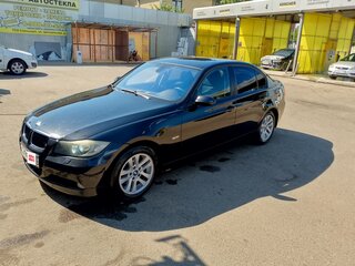 2008 BMW 3 серии 320i V (E90/E91/E92/E93), чёрный, 930000 рублей, вид 1