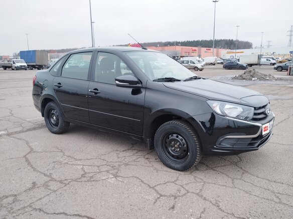 2022 Lada (ВАЗ) Granta I Рестайлинг, чёрный, 615000 рублей - вид 6