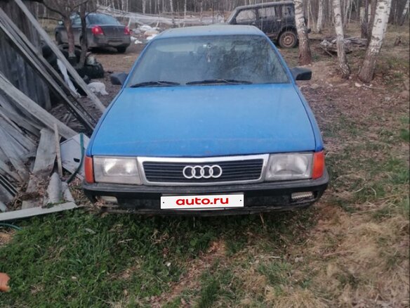 1987 Audi 100 III (C3), синий, 230000 рублей - вид 11