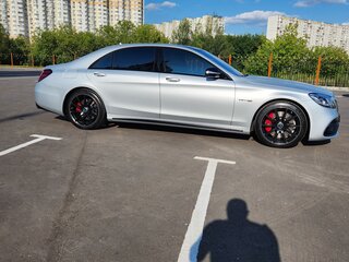 2017 Mercedes-Benz S-Класс AMG 63 AMG Long III (W222, C217) Рестайлинг, серебристый, 8000000 рублей, вид 4