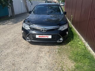2016 Toyota Camry VII (XV50) Рестайлинг, чёрный, 2400000 рублей, вид 1