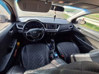 2019 Hyundai Solaris II, коричневый, 1390000 рублей, вид 5