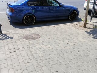 2007 BMW 3 серии 320i V (E90/E91/E92/E93), синий, 1200000 рублей, вид 2