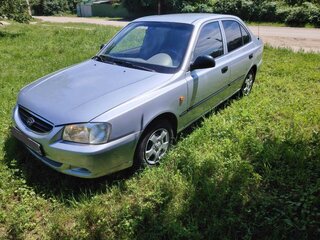 2007 Hyundai Accent ТагАЗ II, синий, 425000 рублей, вид 4